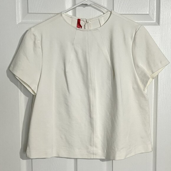 Spanx The Perfect Funnel Top, Size Large, White - Picture 2 of 2